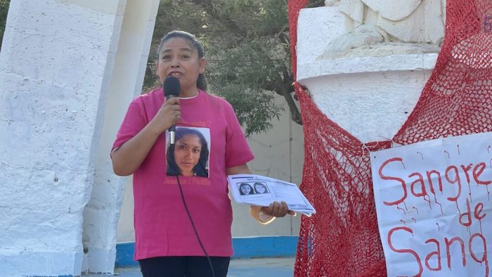 Anita Cuéllar, mamá de Jessica Ivonne Padilla Cuéllar, desaparecida desde el 7 de julio de 2011.