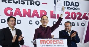 Claudia Sheinbaum Pardo se registró para contender en el proceso interno de Morena. Foto: Cuartoscuro. 