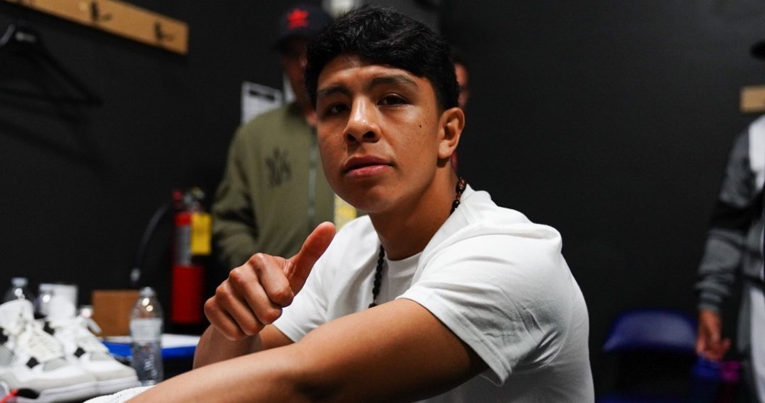 El boxeador de Tijuana logró salir de California con el triunfo en una pelea que estaba muy pareja desde el inicio. Con éste, asciende su marca a 42 victorias por cero derrotas. Foto: Jaime Munguía, tomada de su cuenta de Facebook