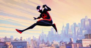 Esta imagen difundida por Sony Pictures Animation muestra a Miles Morales como Spider-Man, con la voz de Shameik Moore en una escena de "Spider-Man: Across the Spider-Verse" . (Sony Pictures Animation vía AP)


