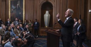 El presidente de la Cámara de Representantes, el republicano Kevin McCarthy. Foto: J. Scott, AP. 