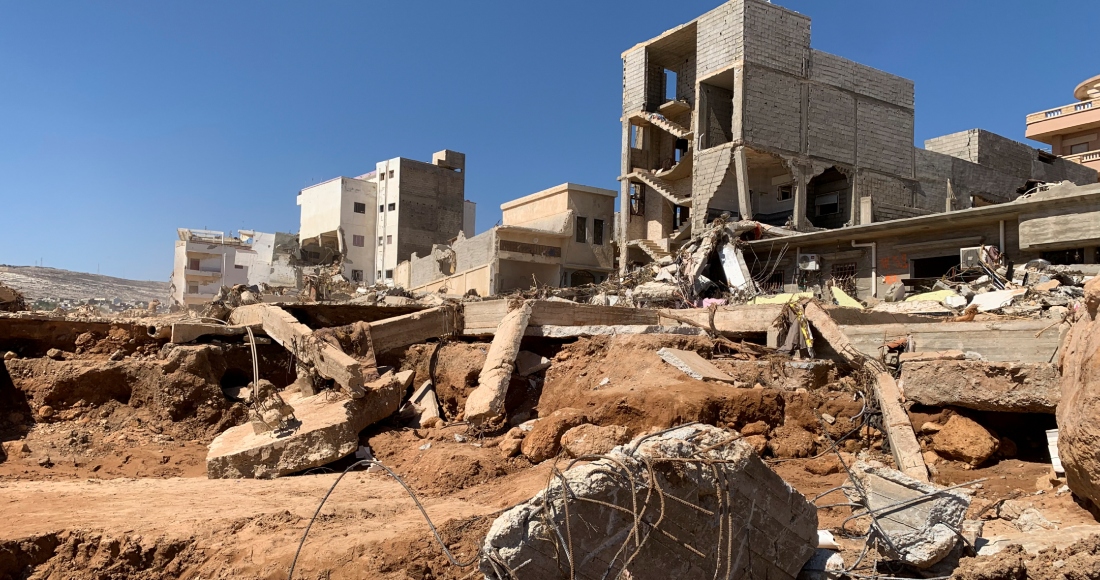 En la imagen, las consecuencias de las letales inundaciones que arrasaron Derna, Libia, el 14 de septiembre de 2023. Foto: Yousef Murad, AP