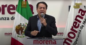 El dirigente del partido guinda, Mario Delgado. Foto: Captura de pantalla