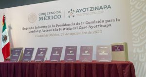 La presentación del 2° Informe de la presidencia de la Comisión para la Verdad y Acceso a la Justicia del Caso Ayotzinapa.