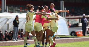 El partido femenil cuartos de final en el Estadio Azteca América vs Pachuca queda marcador 3-2 ganando el América.  Foto: Andrea Murcia, Cuartoscuro
