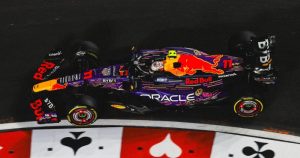 “Checo” Pérez saldrá en el lugar 12 de la GP Las Vegas. Foto: Twitter @SChecoPerez
