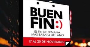 Del viernes 17 y hasta el lunes 20 noviembre se realizará en México la edición número 13 del Buen Fin. Foto: Twitter @ElBuenFin. 
