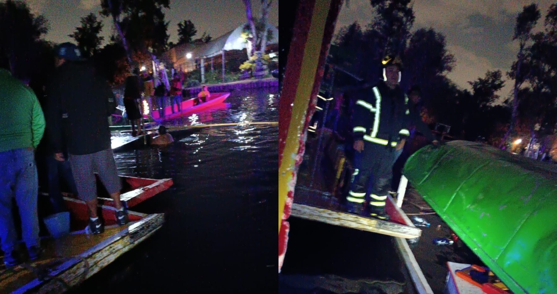 La Secretaría de Gestión Integral de Riesgos y Protección Civil (SGIRPC) informó la madrugada de este domingo que alrededor de las 21:40 horas del viernes, a causa de una riña entre pasajeros, dos trajineras colapsaron entre sí en el embarcadero Nativitas de la Alcaldía Xochimilco.