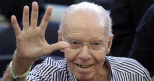 El exfutbolista y extécnico brasileño Mario Zagallo. Foto: AP. 