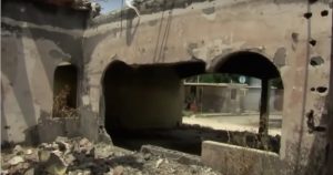 Una de las casas destruidas en Allende. Foto: Especial.
