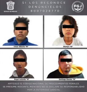 La Fiscalía General de Justicia del Estado de México (FGJEM) anunció que ofrece una recompensa para quien aporte información sobre el paradero y captura de Josué “N”, alias "El Colibrí" o "Tuerto". Foto: Twitter @FiscaliaEdomex.