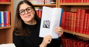 Doctora Freja Ininna Cervantes Becerril, directora de Publicaciones y Promoción Editorial de la UAM. Foto: Casa de libros abiertos