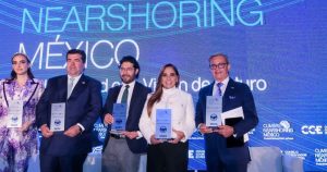 La Gobernadora Mara Lezama Espinosa participó en la primera Cumbre Nearshoring México. Foto: Especial