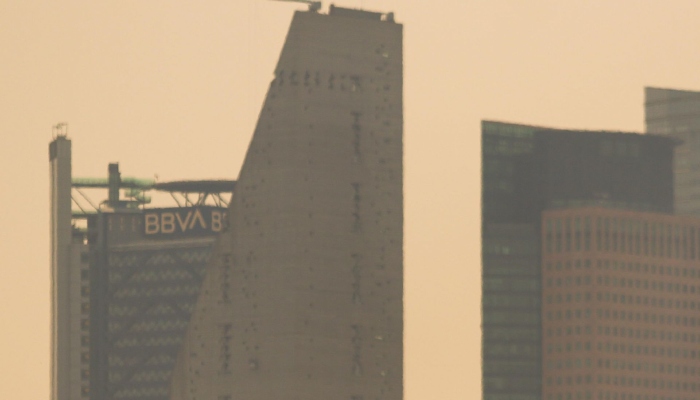 Además de Intenso calor se percibe una mala calidad del aire en la parte poniente de la Ciudad.