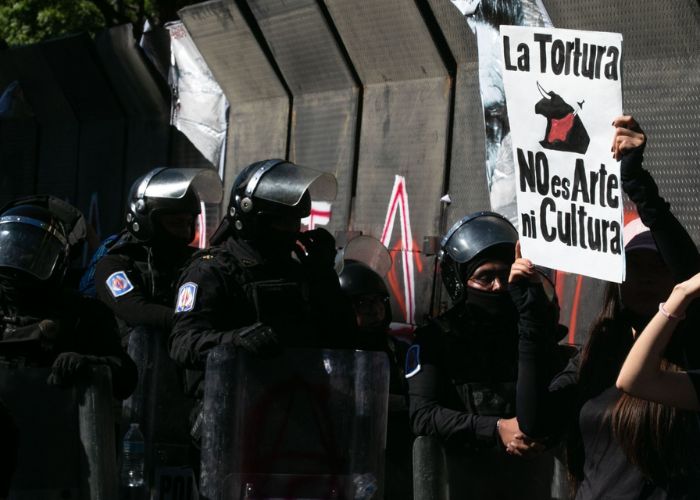 protesta corridas de toros 