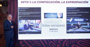 El Presidente López Obrador aclaró que el Fondo de Pensiones para el Bienestar no es una expropiación. Foto: Gobierno de México. 