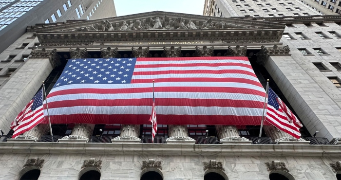 La Bolsa de Valores de Nueva York el 28 de mayo de 2024, en Nueva York.