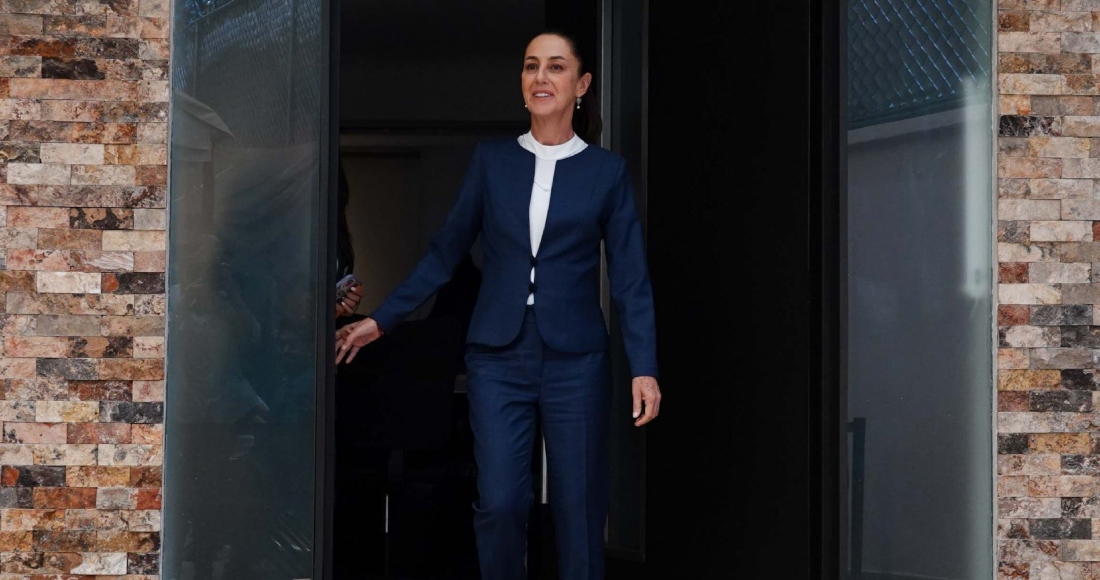 Claudia Sheinbaum, virtual Presidenta electa de la República Mexicana, ofreció una conferencia de prensa en su casa de transición en la Alcaldía Iztapalapa.