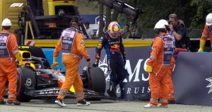 "Checo" quedó eliminado en la Q1. Foto: Fórmula 1.