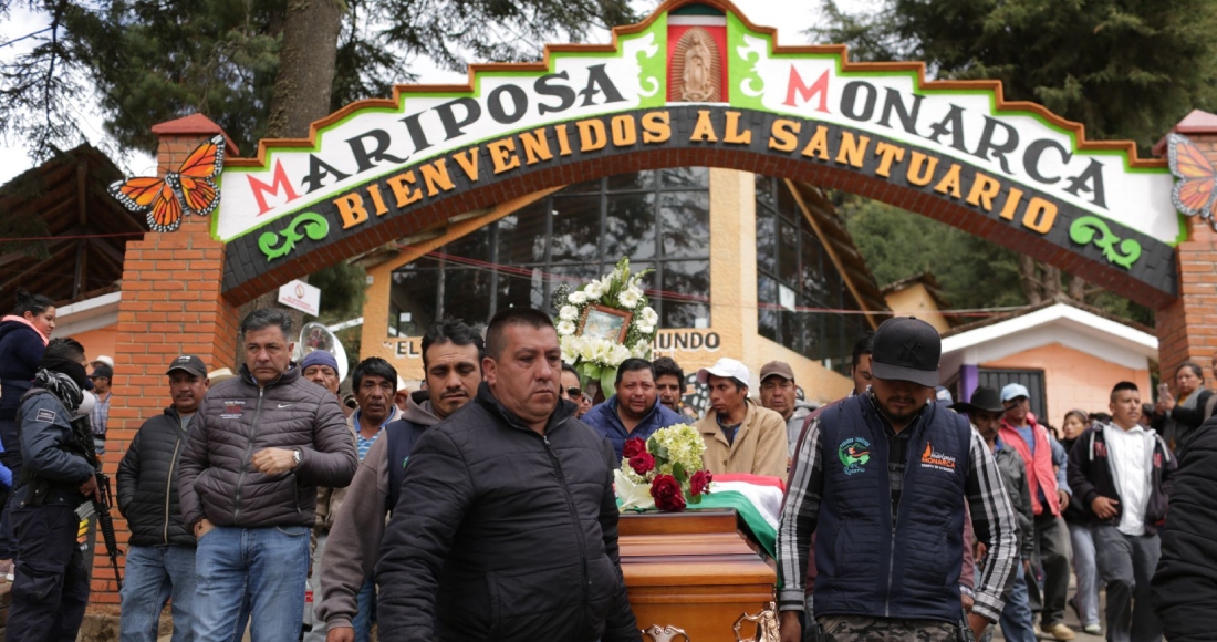 El 30 de enero 2020, el cuerpo de Homero Gómez González, activista ambiental que protegía el entorno de la mariposa monarca, arribó al municipio de Ocampo en donde se le realizaron diversos homenajes. Uno de ellos fue al pie de la entrada del Santuario el Rosario, el santuario de la mariposa conocido por ser el más grande del mundo. 