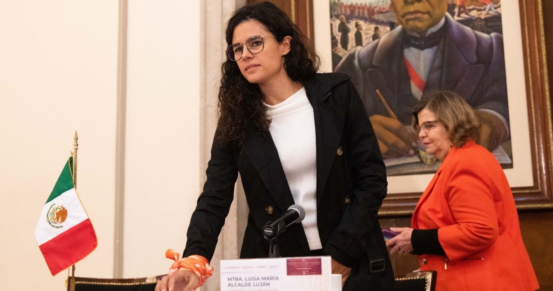 Luisa María Alcalde, actual Secretaria de Gobernación, es la única integrante de Morena que ha manifestado su intención de participar por la Dirigencia nacional del partido.