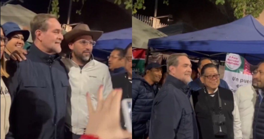 Rebolledo siguió los pasos de la Ministra presidenta de la SCJN, Norma Lucía Piña Hernández, quien el pasado viernes 6 de septiembre visitó a los trabajadores del Poder Judicial que mantenían bloqueada la Cámara de Diputados para marchar junto con ellos. 