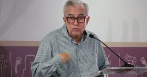 El Gobernador Rubén Rocha Moya dijo que no sabía de la amistad de su exsecretario de Salud, Héctor Melesio Cuen Ojeda, con Ismael "El Mayo" Zambada. Foto: Zeta.