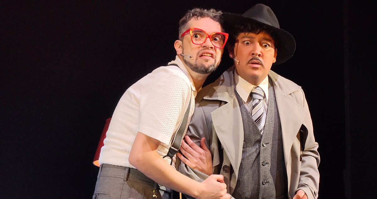 La obra "Asesinato para dos" cuenta con las actuaciones de Iker Madrid y Silvestre Villarruel.