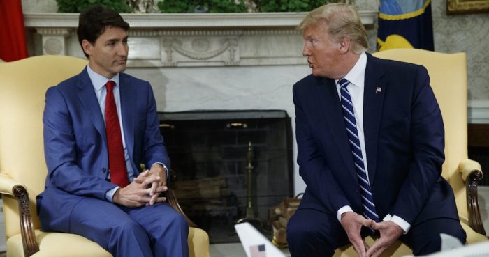 Trudeau fue evidentemente maltratado por Trump.