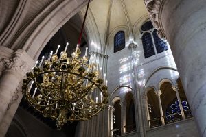 Primer vistazo al interior de la Catedral de Notre Dame