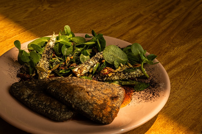 Tetelas del restaurante Legado, un platillo delicioso.