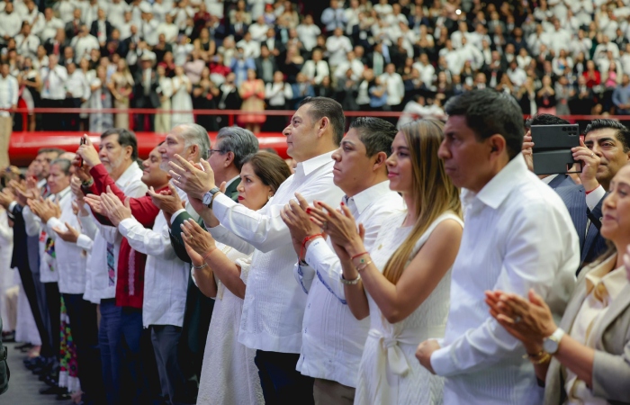 Eduardo Ramírez Aguilar asume como Gobernador de Chiapas