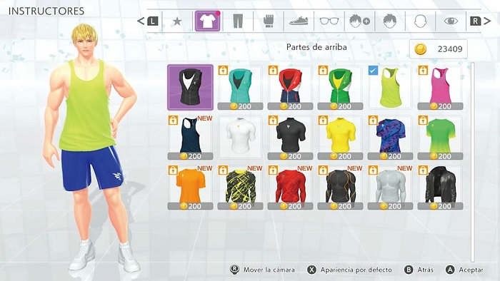 Fitness Boxing 3: Your Personal Trainer permite personalizar a tu jugador.