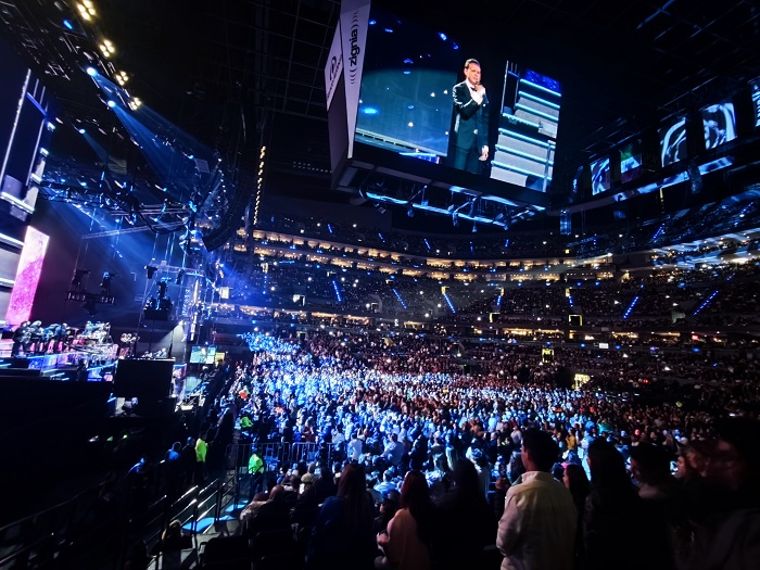 Luis Miguel brilló en su presentación en la Arena CdMx.