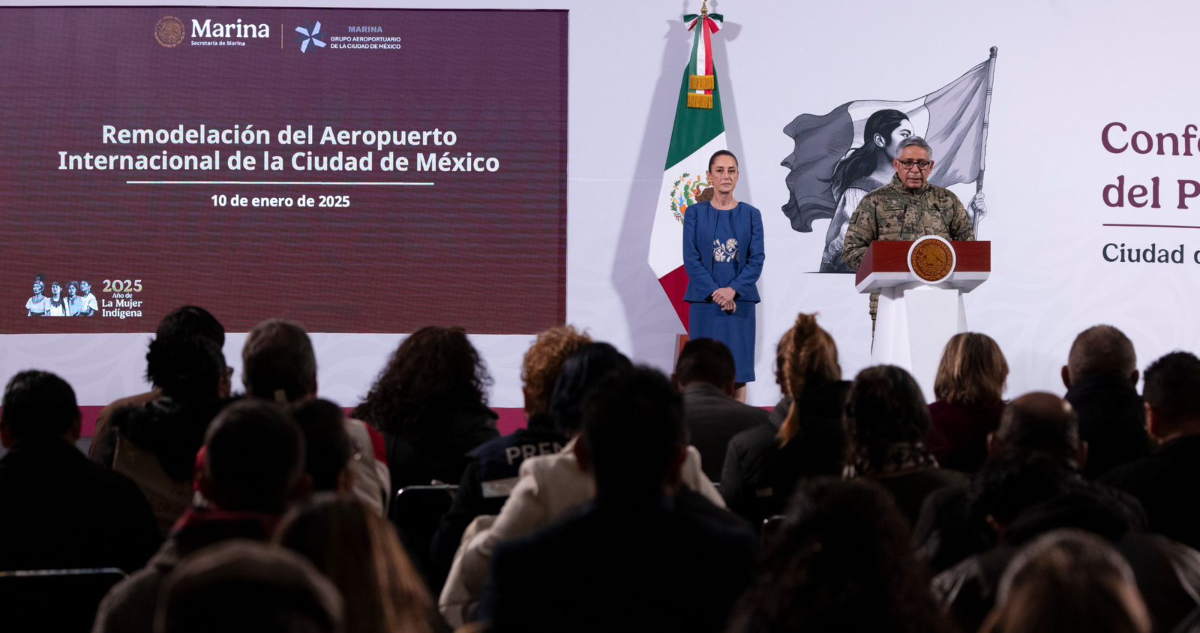 Gobierno anuncia remodelación del AICM para la Copa del Mundo 2026.