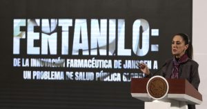 Claudia Sheinbaum presentó esta semana la campaña contra el fentanilo.