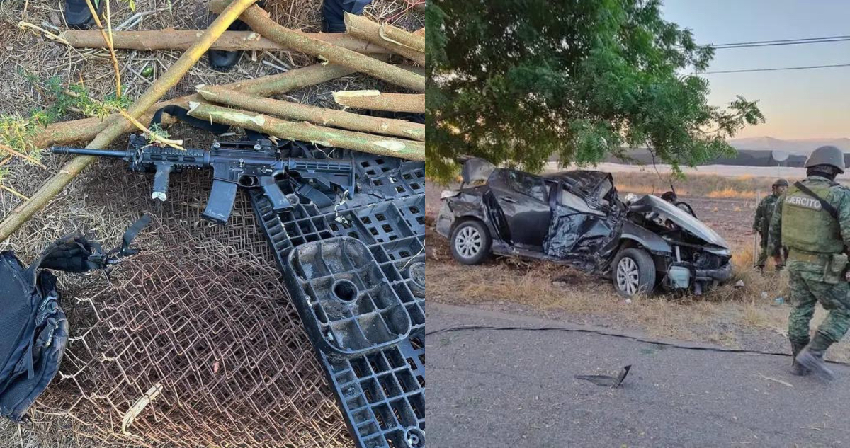 Ejército repele agresión y abate a 3 atacantes en Culiacán; asegura armas.