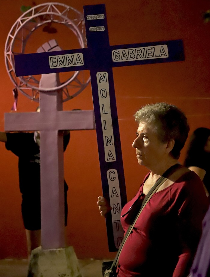  Ligia Canto ha participado en incontables protestas para exigir justicia por su hija Gaby y sus “leoncitos”, como apoda cariñosamente a sus tres nietas y a su nieto. 