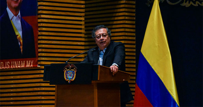 Gustavo Petro, Presidente de Colombia. Foto: Pedro Anza, Cuartoscuro