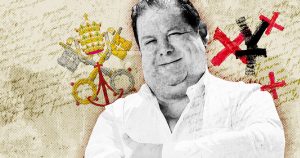 El empresario Eduardo García Casas, hijo de uno de los fundadores de El Yunque, Eduardo García Suárez, entregó un oficio dirigido al papa Jorge Mario Bergoglio, jefe de la iglesia católica, y al secretario de Estado de El Vaticano, Pietro Parolin, para que se prohíba esta organización y se excomulgue a sus militantes.