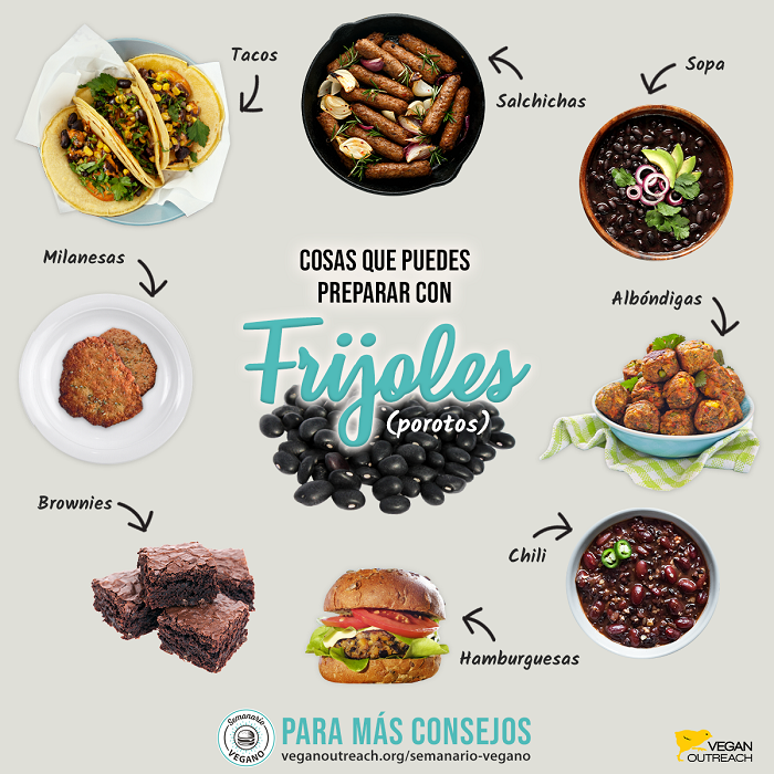 Platillos con frijoles 