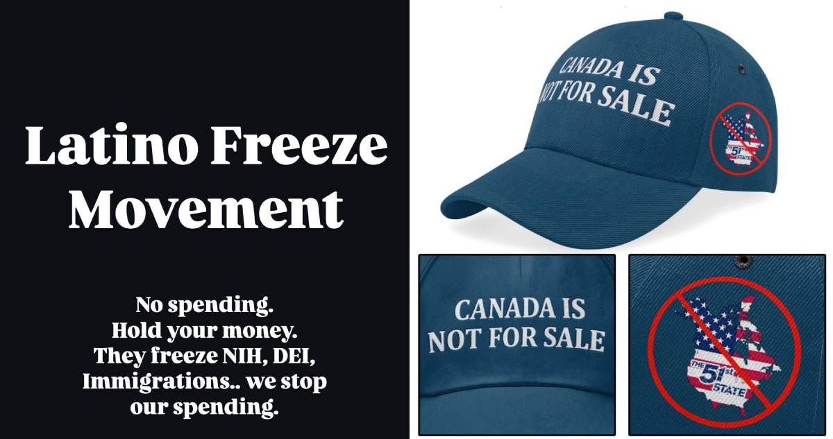 Ahorra. No gastes en EU ¬ Movimiento Latino Freeze pide comprar a tiendas de latinos, NO Walmart, McDonald’s.
