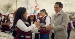 Luisa María Alcalde dio inicio a la campaña de afiliación a Morena en enero de 2025.