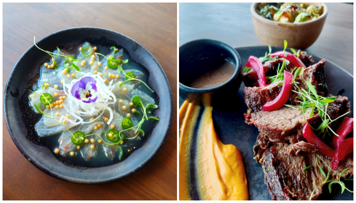 Platillos del restaurante Okasanta, Puebla. 