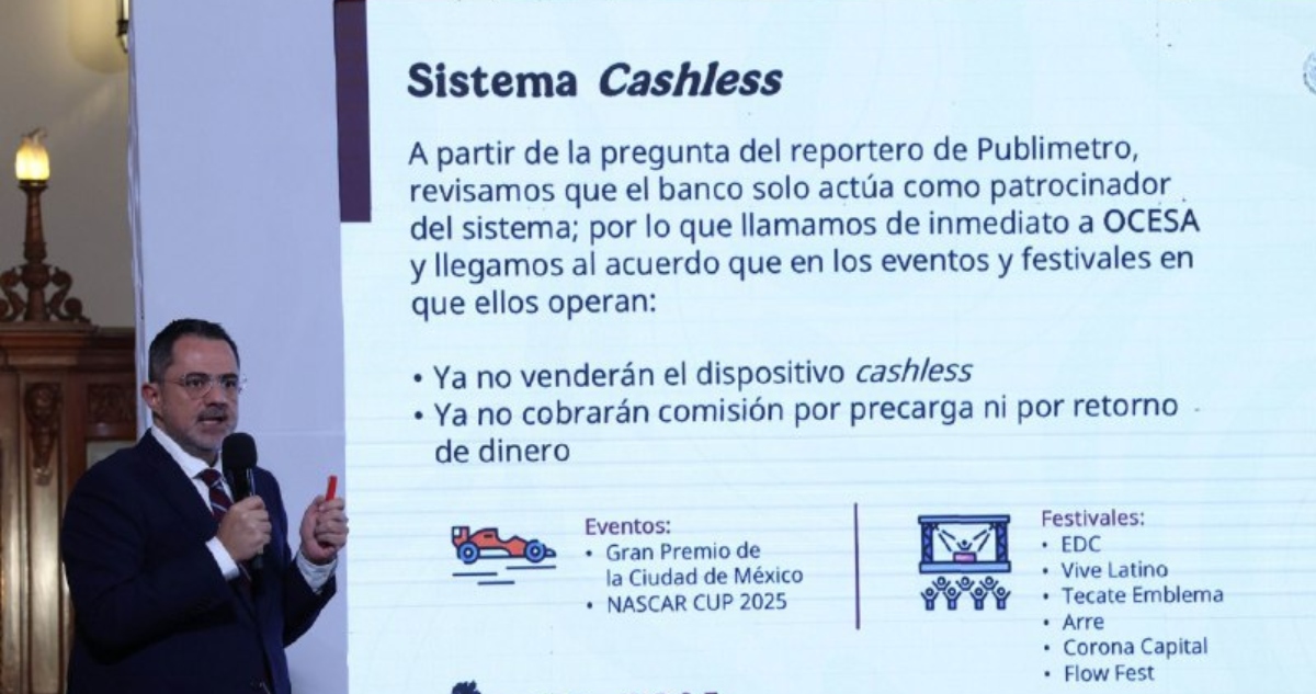 Profeco cambia tus festivales: ya no venderán pulseras "Cashless" ni habrá comisión por recarga.