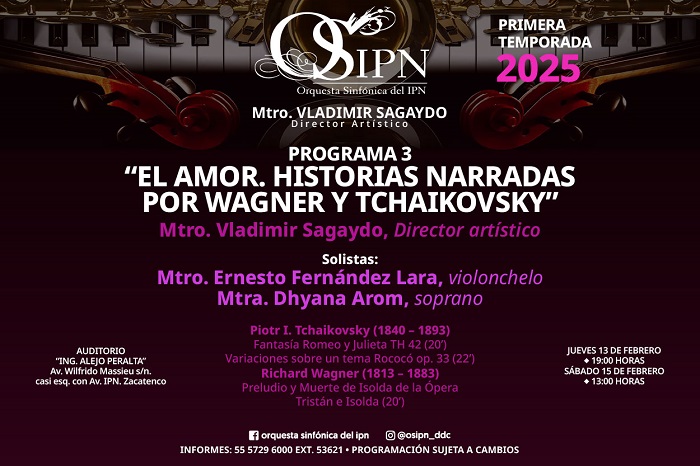 Concierto de la OSIPN para celebrar el 14 de febrero