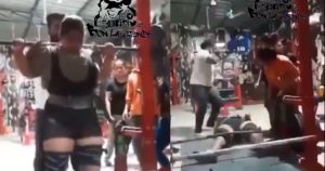 Yashtika Acharya, medallista de oro en los Juegos Nacionales Juveniles en India, fue aplastada por la mancuerna de 600 libras (272 kg).