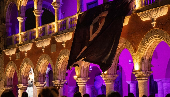 Protesta por el Día de la Mujer en Mérida.