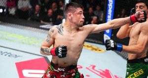 Brandon Moreno gana primera victoria en México.