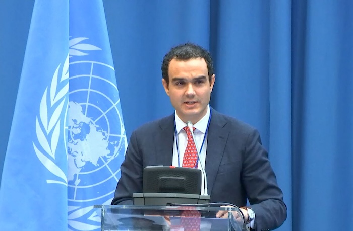 Cart Weiland, un alto funcionario del Buró de Narcóticos Internacionales y Aplicación de la Ley del Departamento de Estado de Estados Unidos.